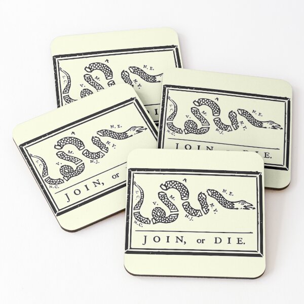 Item preview, Join or Die, 1754, Benjamin Franklin designed and sold by ZenPhotoStudio.
