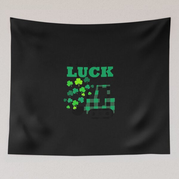 Item preview, Kids Boys St Patricks Day Funny Truck Loads Of Luck Buffalo Plaid  designed and sold by JHughes80.