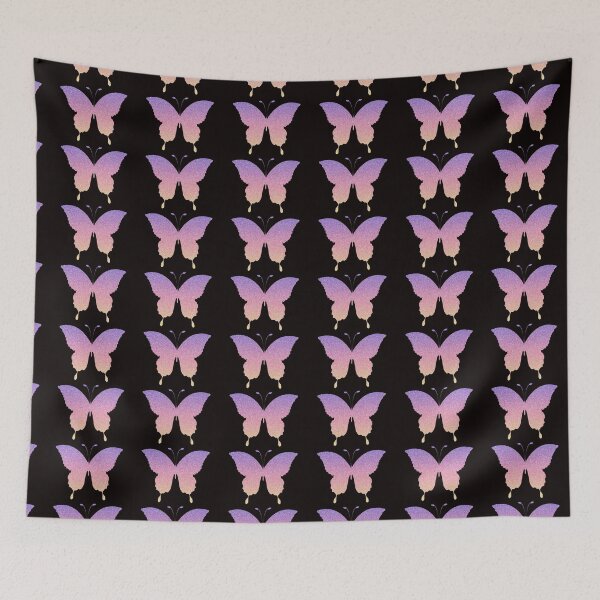 Item preview, Pastel Sunrise Ombre Faux Glitter Mariposa designed and sold by Felicity-K.