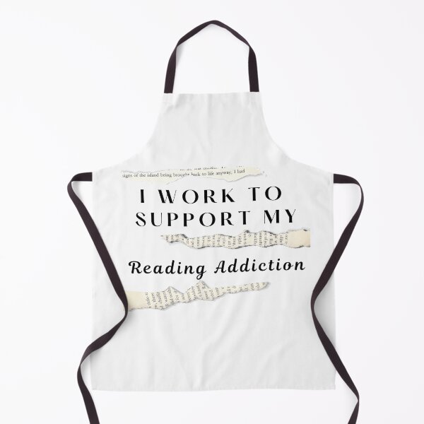Item preview, I Work To Support My Reading Addiction designed and sold by Vimbuy.