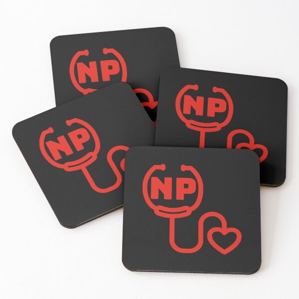 Item preview, NP-Nurse Practitioner-Stethoscope Heart designed and sold by SighFly52.