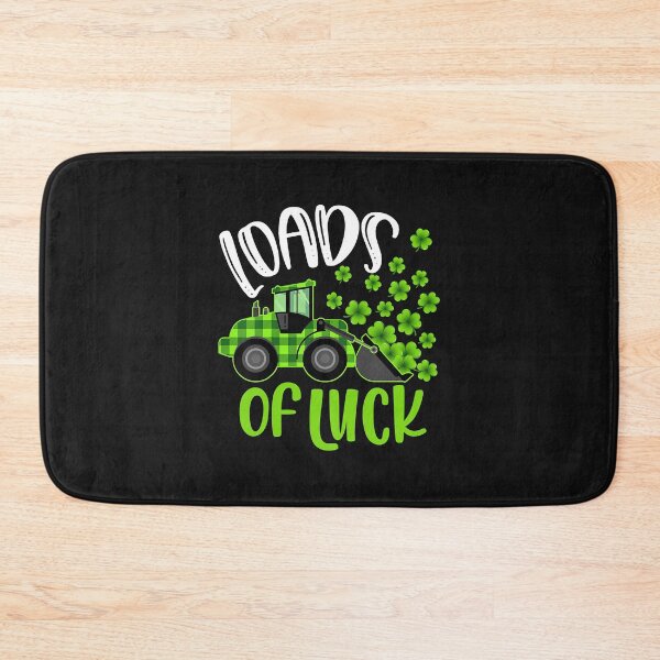 Item preview, Kids Boys St Patricks Day Truck Gift Loads Of Luck Buffalo Plaid  designed and sold by JHughes80.