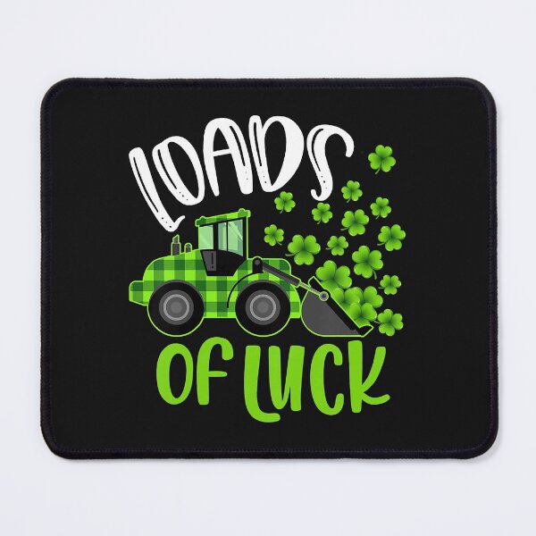 Item preview, Kids Boys St Patricks Day Truck Gift Loads Of Luck Buffalo Plaid  designed and sold by JHughes80.