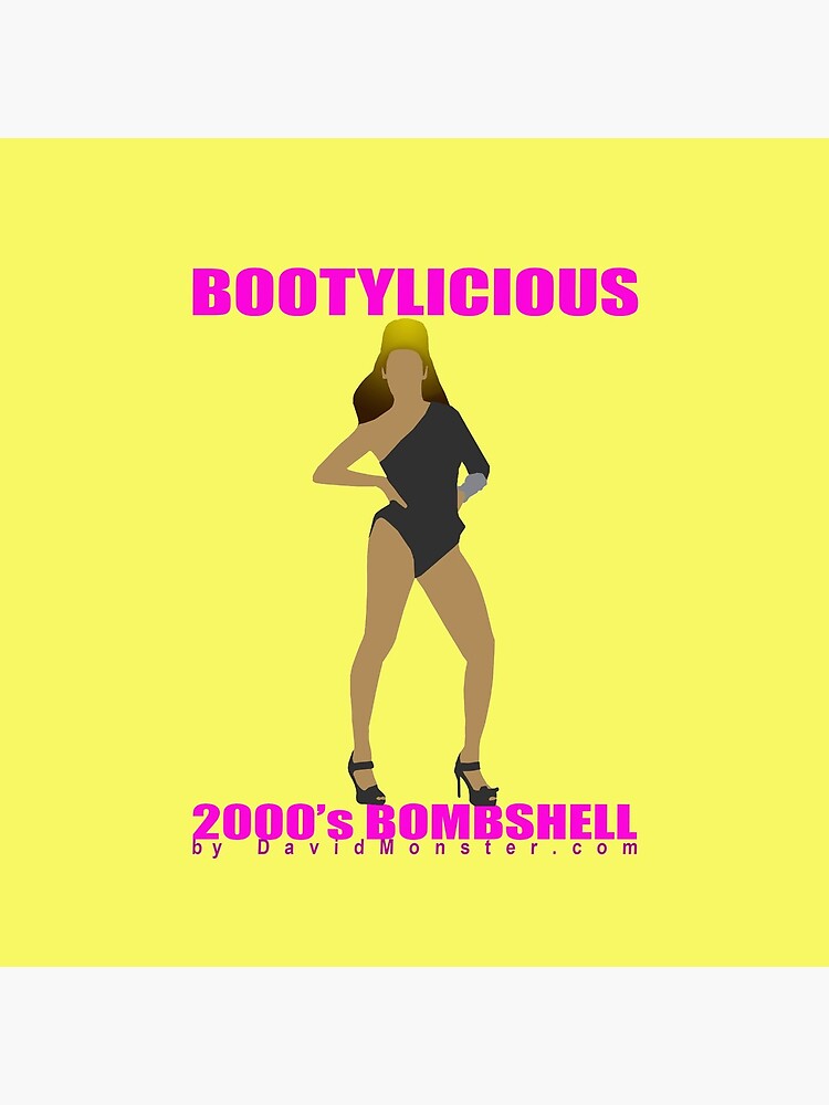BOOTYLICIOUS Pop Queen Bombshell Silhouette by DavidMonsterInc