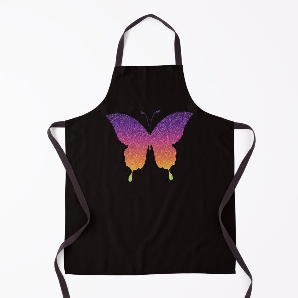 Item preview, Bright Rainbow Ombre Faux Glitter Butterfly designed and sold by Felicity-K.