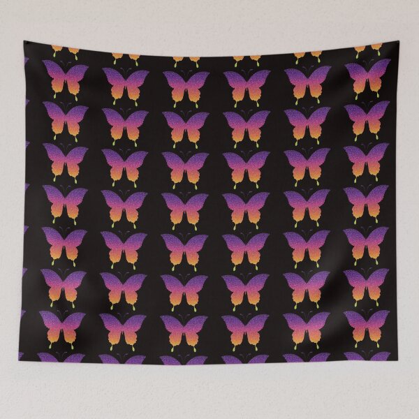 Item preview, Bright Rainbow Ombre Faux Glitter Butterfly designed and sold by Felicity-K.