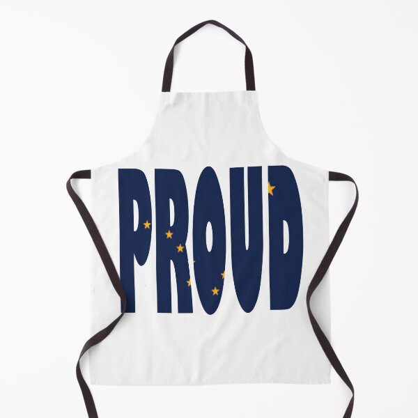Item preview, Alaska Flag in the words PROUD designed and sold by Quotes-I-Wear.