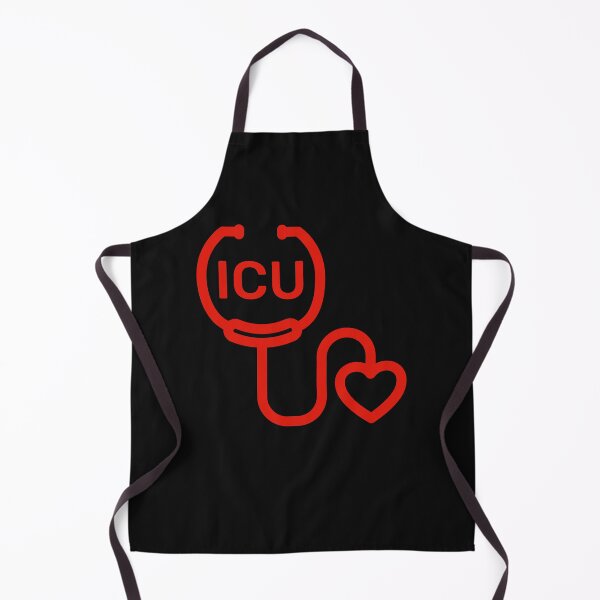 Item preview, ICU-Intensive Care Unit-Nurse, RN, NP, LPN, RT, Doctor, MD, Stethoscope Heart designed and sold by SighFly52.