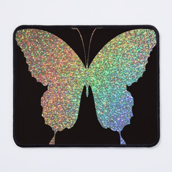 Item preview, Holographic Rainbow Ombre Faux Glitter Butterfly designed and sold by Felicity-K.