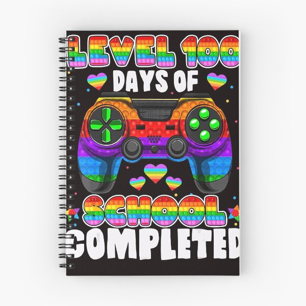 Item preview, Level 100 Days Of School Completed Pop It Gaming Gamer Boy designed and sold by JasonButki.