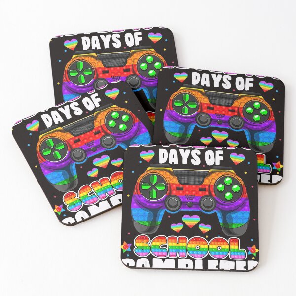Item preview, Level 100 Days Of School Completed Pop It Gaming Gamer Boy designed and sold by JasonButki.