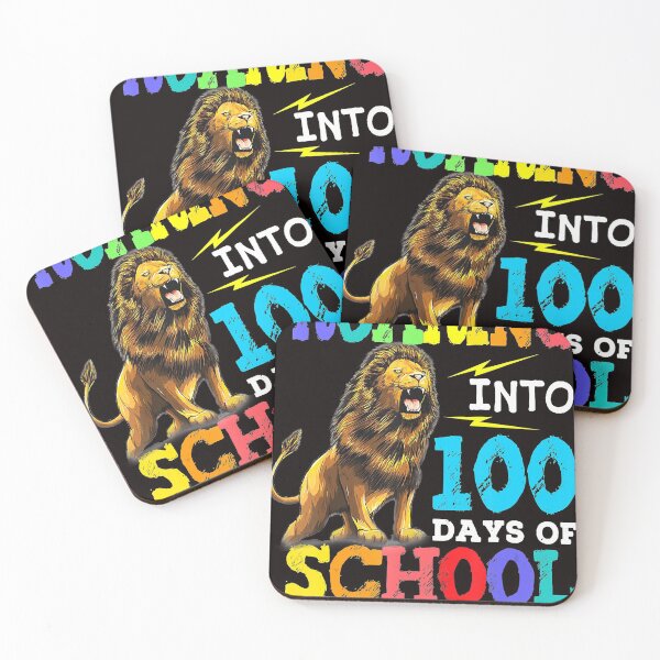 Item preview, Lion Roaring Into 100 Days Of School Happy 100th Day designed and sold by JaredWiseman.