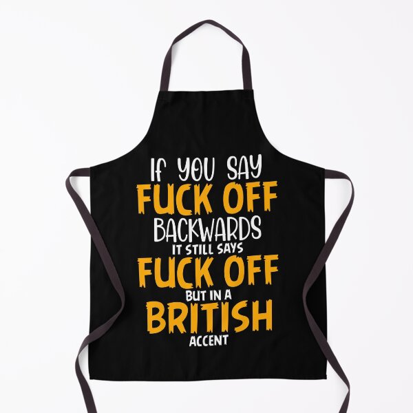 Aperçu de l'œuvre Si vous dites va te faire foutre à l'envers, ça dit toujours va te faire foutre mais avec un accent anglais créée et vendue par Sticker Up.