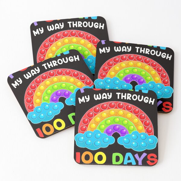 Item preview, Poppin My Way Through 100 Days Of School 100th Day Rainbow designed and sold by JasonButki.
