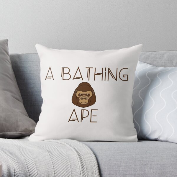 bathing ape a  Throw Pillow for Sale by keocaphe35