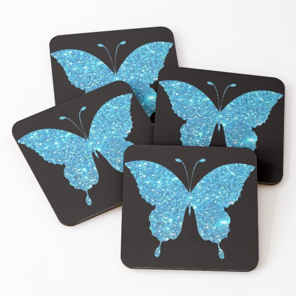 Item preview, Blue Sky Faux Glitter Butterfly designed and sold by Felicity-K.