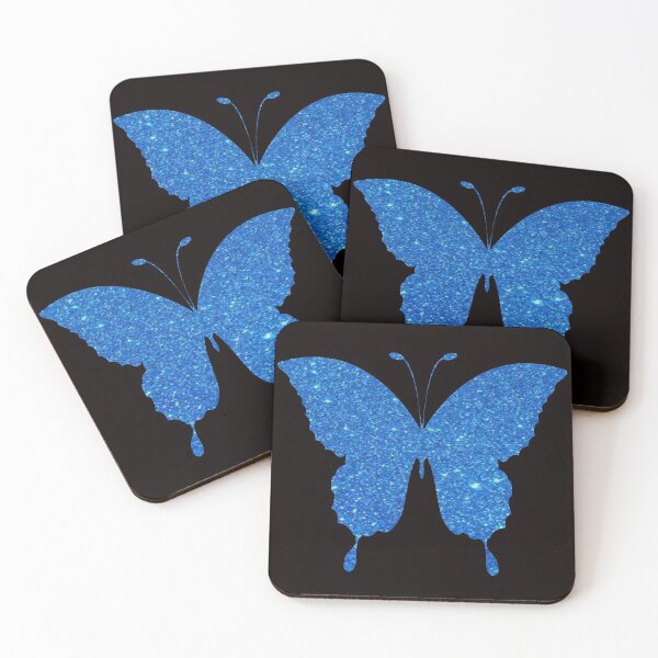 Item preview, Blue Sky Faux Glitter Butterfly designed and sold by Felicity-K.