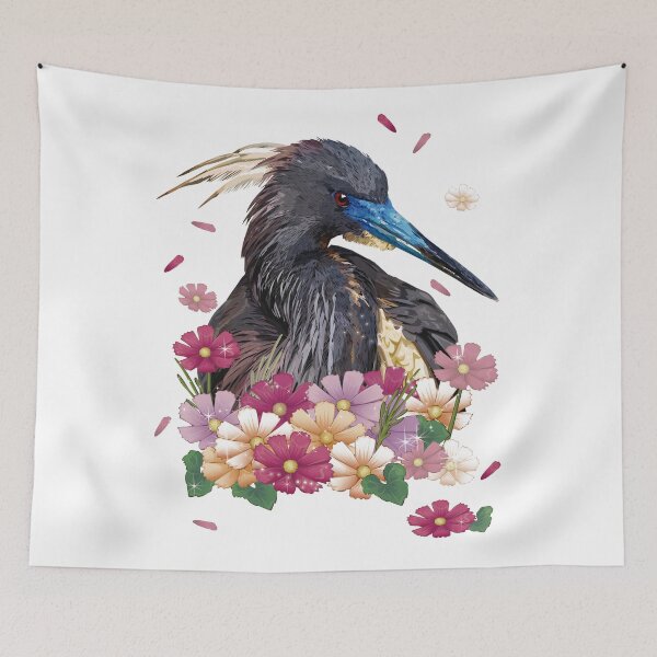 Item preview, tricolor heron designed and sold by obscurite.