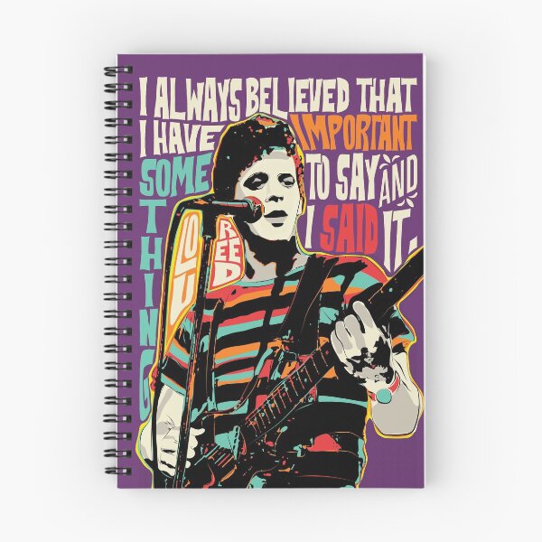 Item preview, Reed Velvet Pop Art Quote Portrait Perfect Day to Walk on the Wild Side designed and sold by BONBcreative.