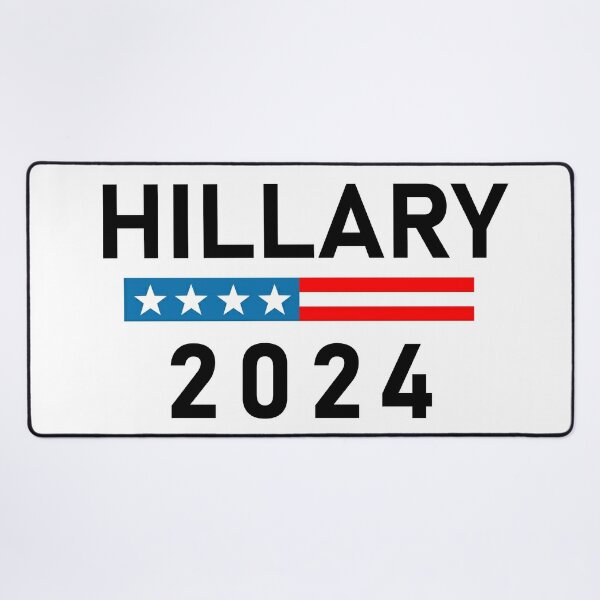 Hillary Clinton pour la présidente Hillary Clinton 2024 Tapis de souris XXL