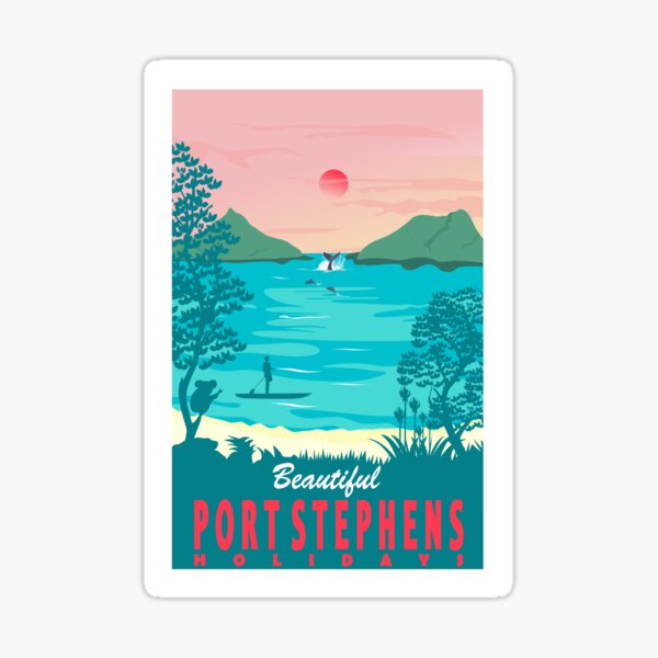 Item preview, Vintage - Beautiful - Port Stephens  designed and sold by BeautPSStore.
