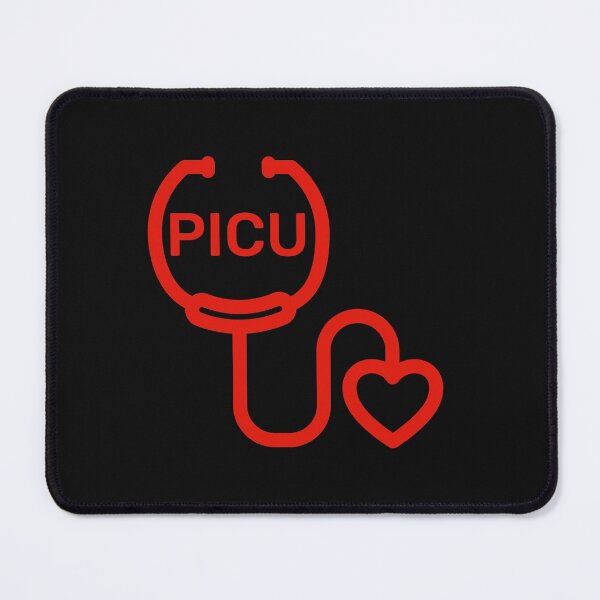 Item preview, PICU-Pediatric Intensive Care-Nurse, RN, NP, LPN, RT, Doctor, MD, Stethoscope Heart designed and sold by SighFly52.