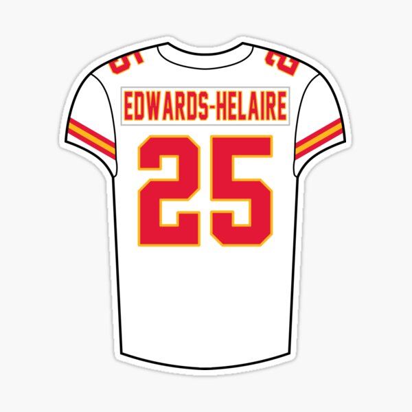 Priest Holmes Away Jersey Sticker for Sale by designsheaven