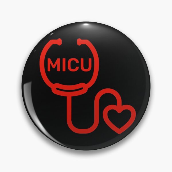 Item preview, MICU-Medical intensive care unit-Nurse, RN, NP, LPN, RT, Doctor, MD, Stethoscope Heart designed and sold by SighFly52.