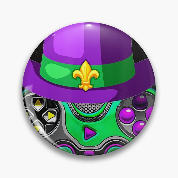 Item preview, Mardi Gras Video Game Gamer Gaming Funny designed and sold by CindyButler.