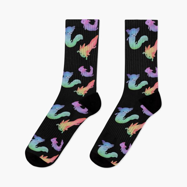 Item preview, Axolotl Friends (Pattern--Dark) designed and sold by StellariArt.