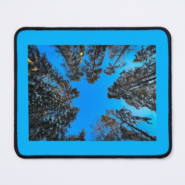 Item preview, Bottom view of trees in winter forest designed and sold by Rashkin.