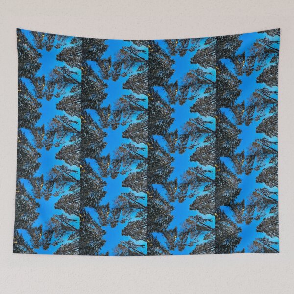 Item preview, Bottom view of trees in winter forest designed and sold by Rashkin.
