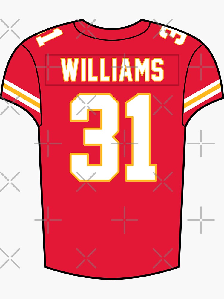 Derrick Thomas Home Jersey Sticker for Sale by designsheaven