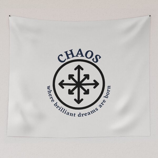 Item preview, CHAOS where brilliant dreams are born designed and sold by PrintCutScore.