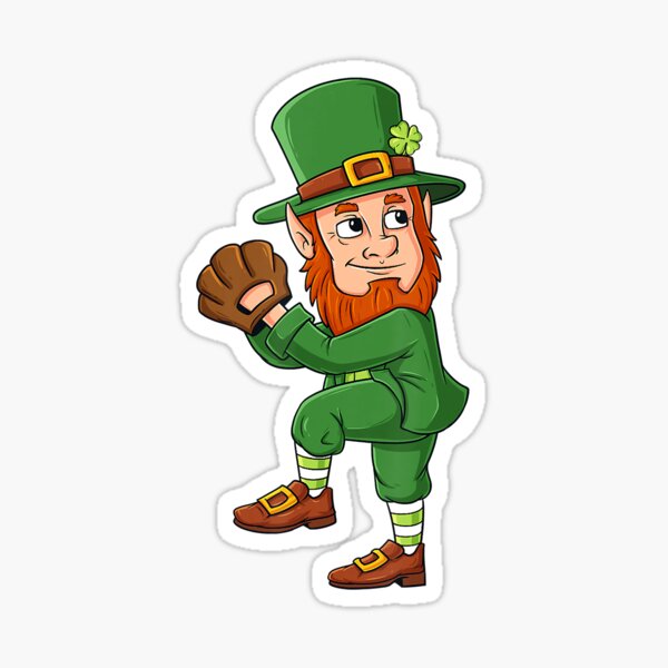 St Patricks Day Baseball Cartoon