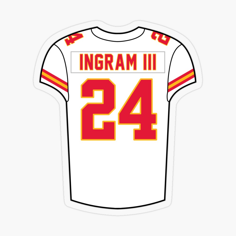 Priest Holmes Away Jersey Sticker for Sale by designsheaven