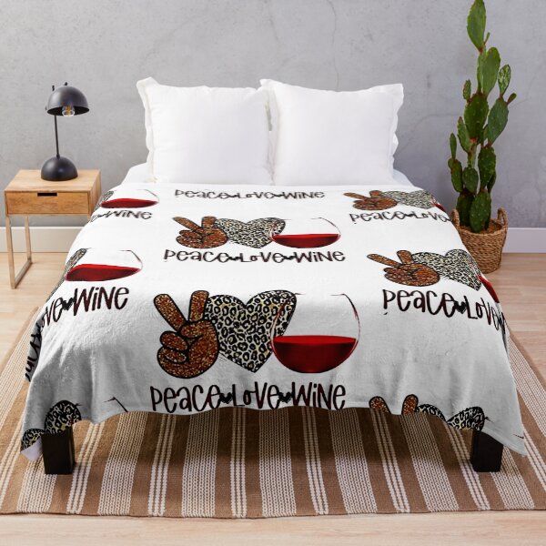 Item preview, Peace Love Wine Christmas Current Mood Christmas Lights and Hot Chocolate Happy Holiday Pumpkin halloween Gift Premium Apparel Funny Holiday Xmas designed and sold by DesignByHeartUK.
