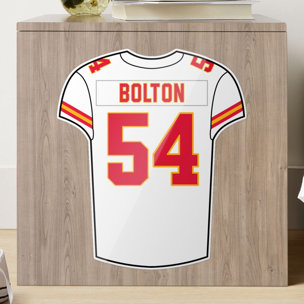 Chris Jones Home Jersey Sticker for Sale by designsheaven