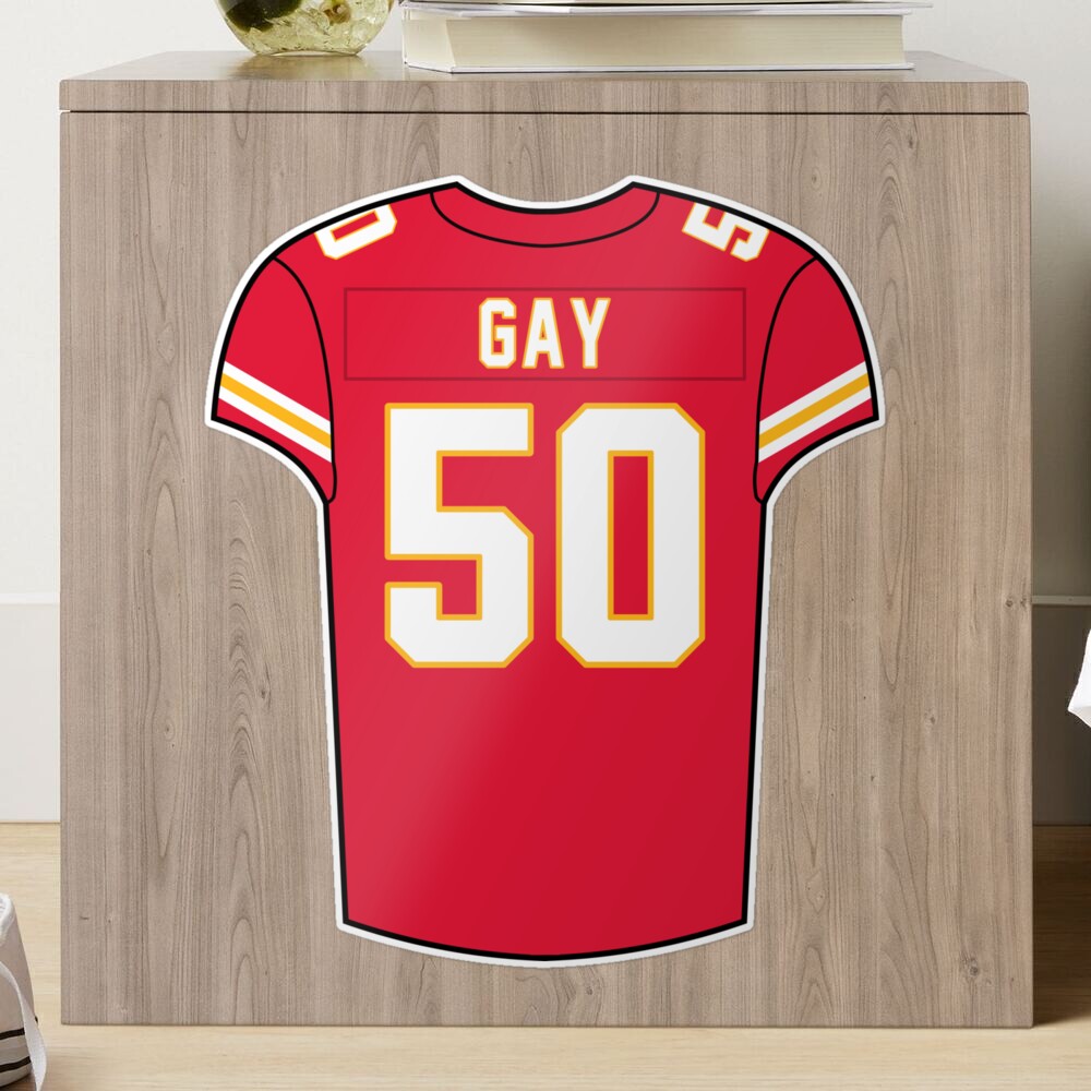 Willie Gay Home Jersey Sticker for Sale by designsheaven