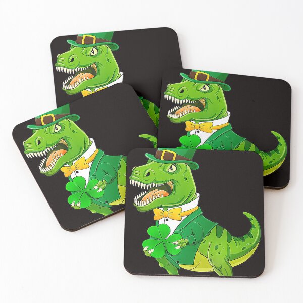 Item preview, Leprechaun Irish T-Rex Dinosaur Funny St Patrick Day Boy Kid designed and sold by CindyButler.