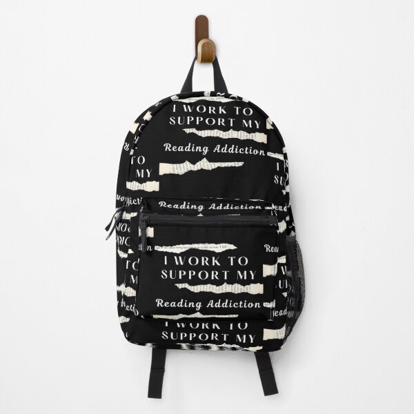 Item preview,  I Work To Support My Reading Addiction (dark) designed and sold by Vimbuy.