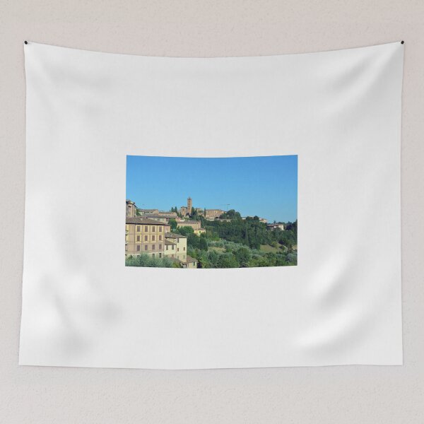 Item preview, Buildings and green hill in Siena, Italy designed and sold by oanaunciuleanu.