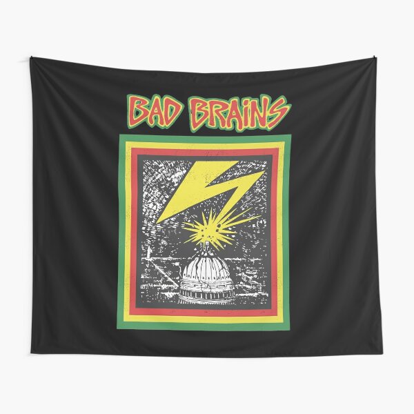 Politics Bad Brains Distressed Vintage Capitol Logo Sticker : :  Automotive