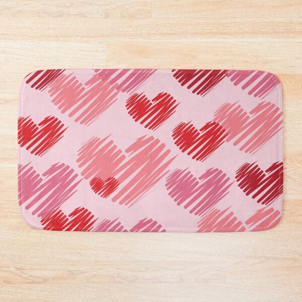 Item preview, Hearts in Bunches, Pink Background designed and sold by CoffeeWires.