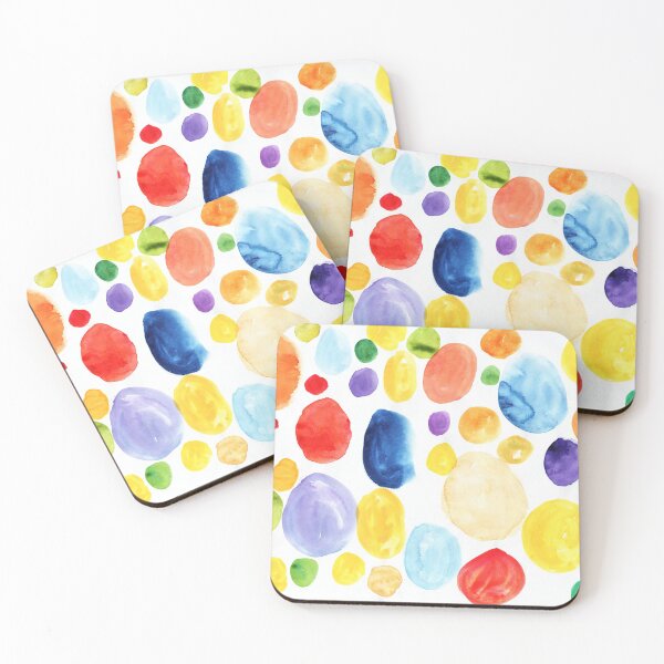 Item preview, Watercolor dots, painting on paper. designed and sold by lausn.