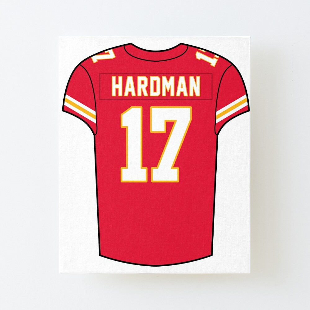 Mecole Hardman Home Jersey Poster for Sale by designsheaven