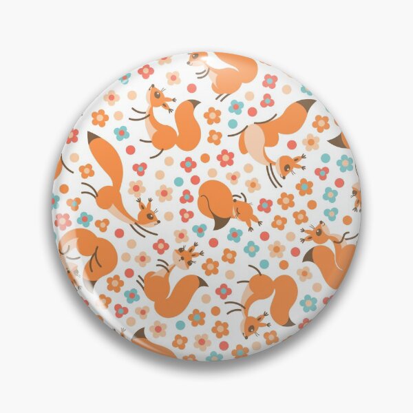 Item preview, Little cute squirrels on flowers  designed and sold by SweetPea49.