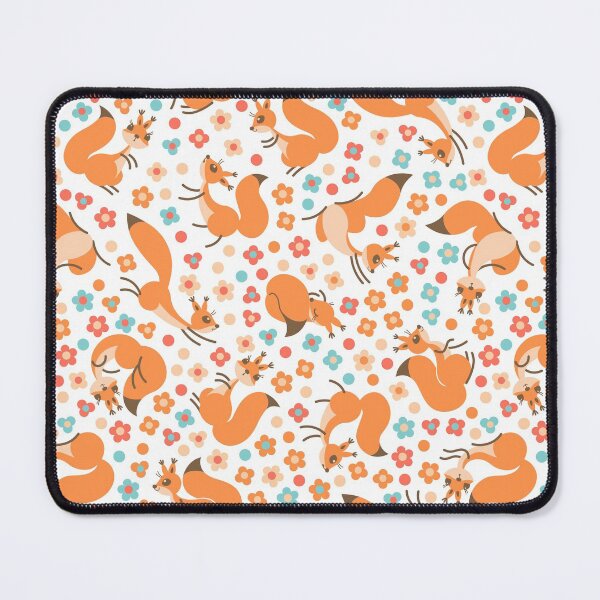 Item preview, Little cute squirrels on flowers designed and sold by SweetPea49.