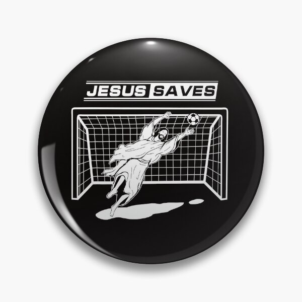 Item preview, Jesus Saves Christ Soccer Goalie T Gift Girls Boys Men  designed and sold by RolandSt.