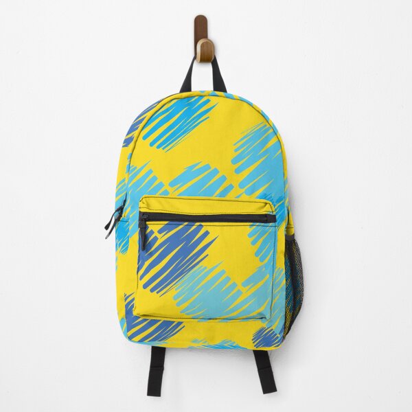Item preview, Hearts in Bunches, Cerulean Blue on a Yellow Background designed and sold by CoffeeWires.